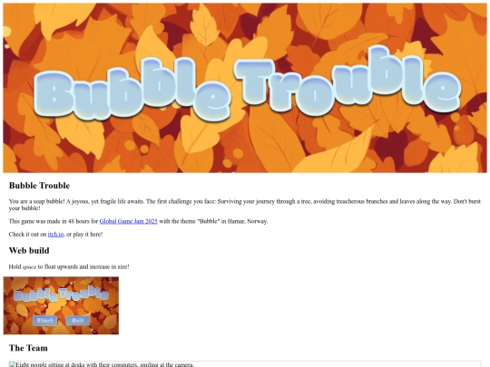 pages/gameBubbleTrouble screenshot