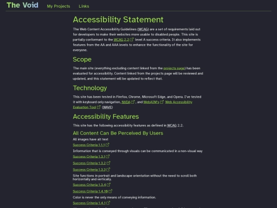 accessibility-statement screenshot