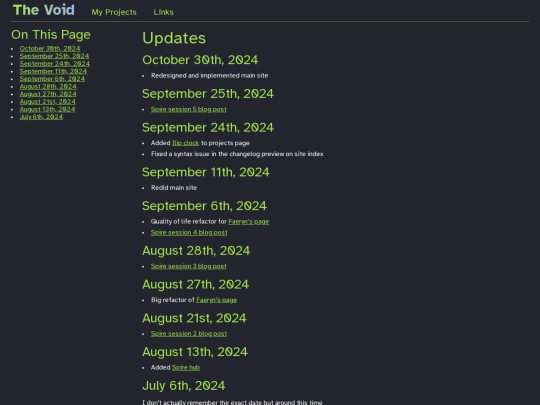 changelog screenshot