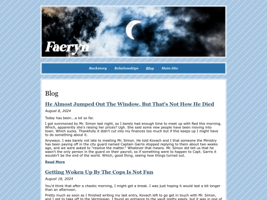 spire/blog screenshot