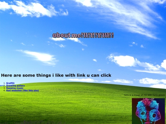 aboutme screenshot