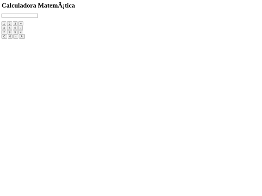 calculadora screenshot
