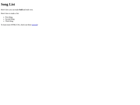 index screenshot