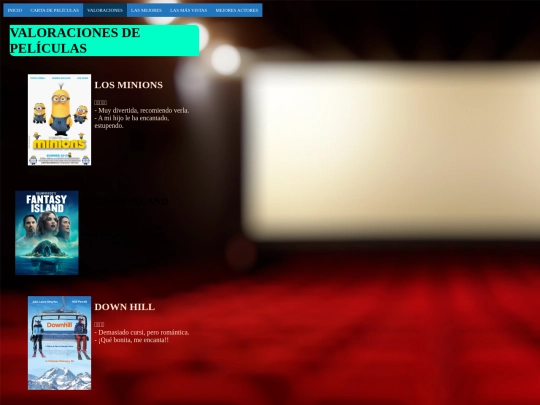 Cines JM/segundapagina screenshot