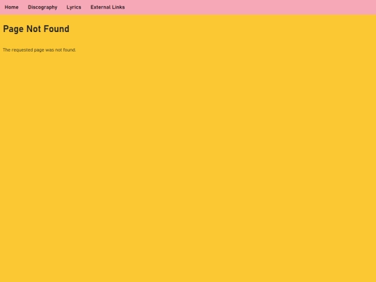 discography/music screenshot