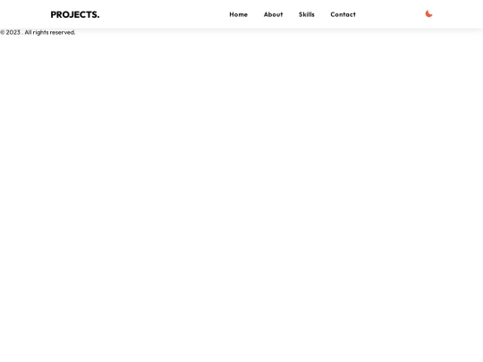 projects screenshot