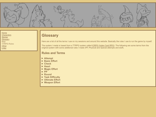 glossary screenshot