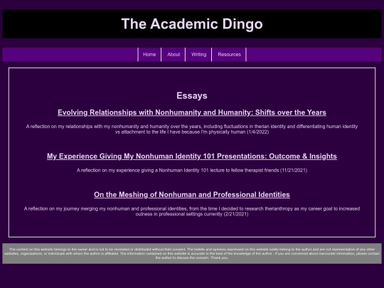 essays screenshot