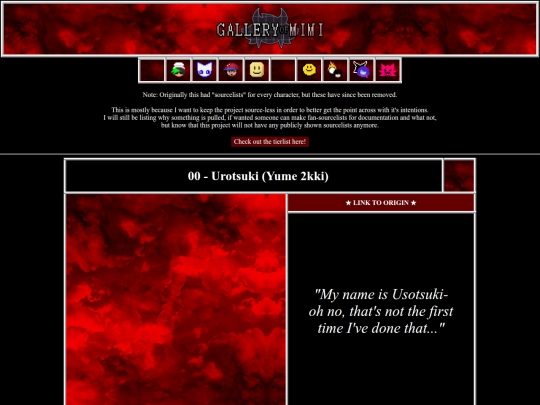 galleryofmimi/characters screenshot