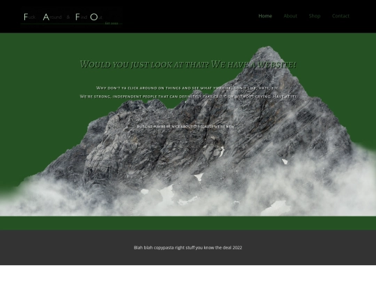 FAFO/Home screenshot