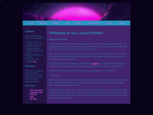 index screenshot