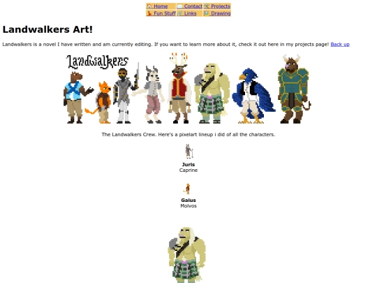 Drawing/LandwalkersArt screenshot