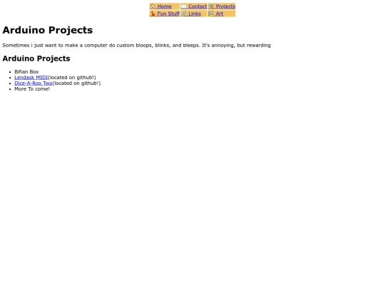 Projects/Arduino screenshot