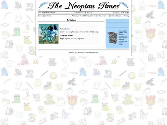Projects/Programming/NeoPost/Issue5/Articles screenshot