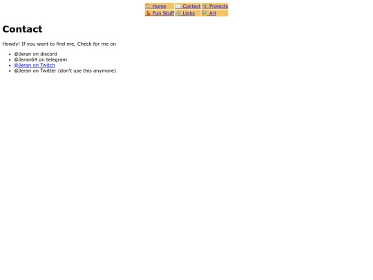 contact screenshot