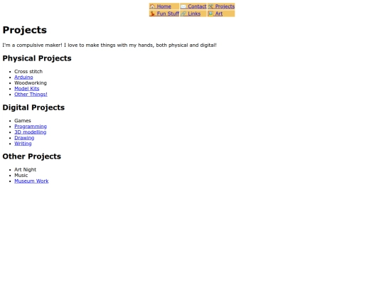projects screenshot