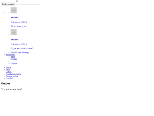 outbox screenshot
