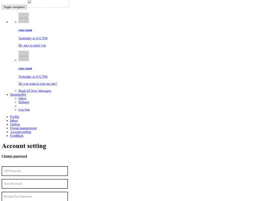 setting screenshot