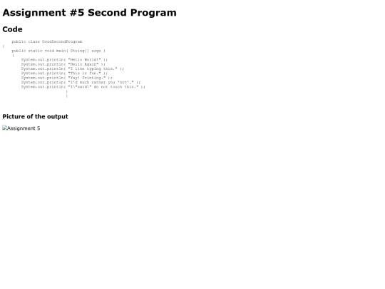 GoodSecondProgram screenshot