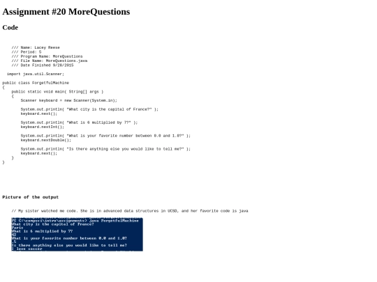 intro/Assignments/20/MoreQuestions screenshot