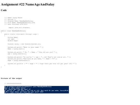 intro/Assignments/22/NameAgeAndSalary screenshot