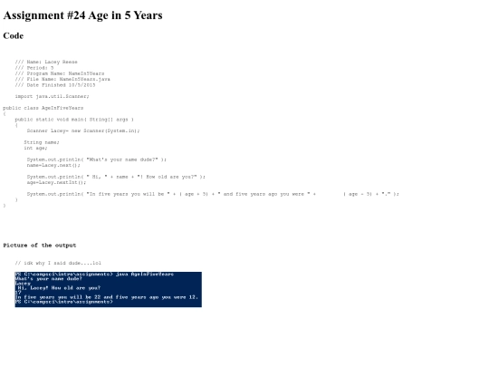 intro/Assignments/24/AgeIn5Years screenshot
