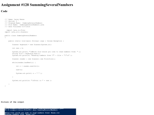intro/FileIP1/128/SummingSeveralNumbers screenshot