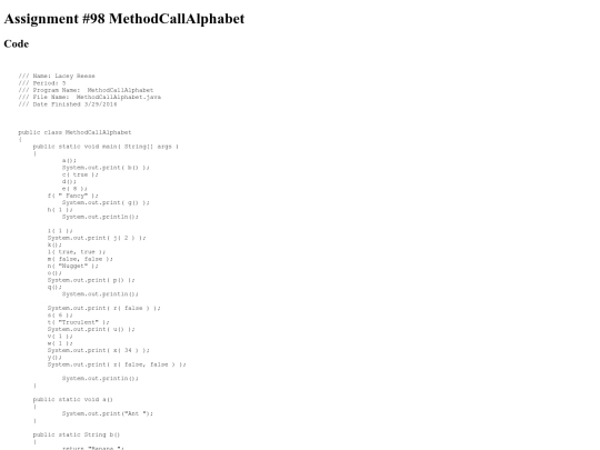 intro/Methods/98/MethodCallAlphabet screenshot