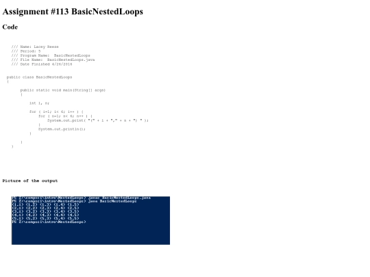 intro/NestedLoops/113/BasicNestedLoops screenshot