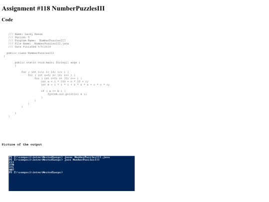 intro/NestedLoops/118/NumberPuzzlesIII screenshot