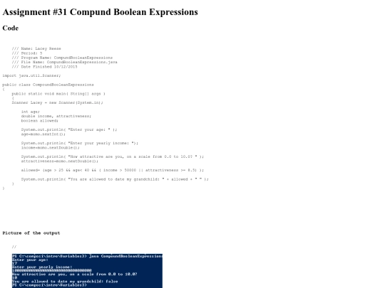 intro/VariablesP3/31/CompoundBooleanExpressions screenshot