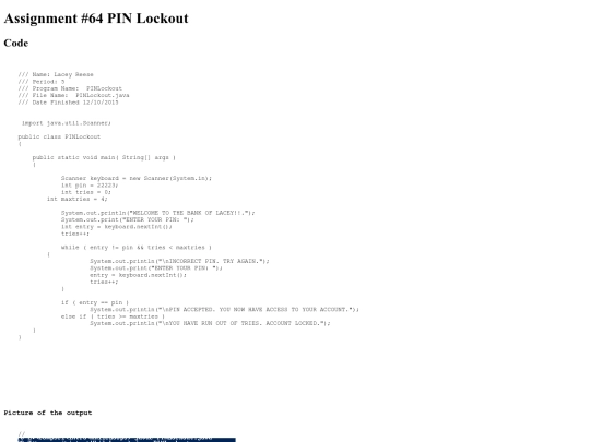 intro/WhileLoops/64/PINLockout screenshot
