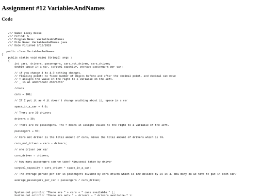 intro/printing/12/VariablesAndNames screenshot