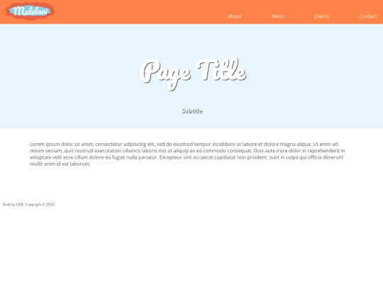 malelani/template screenshot