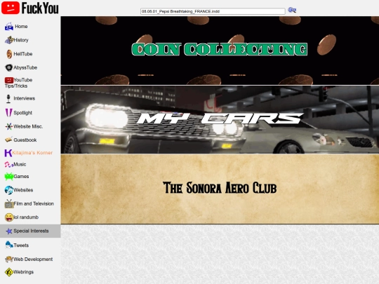 interests screenshot