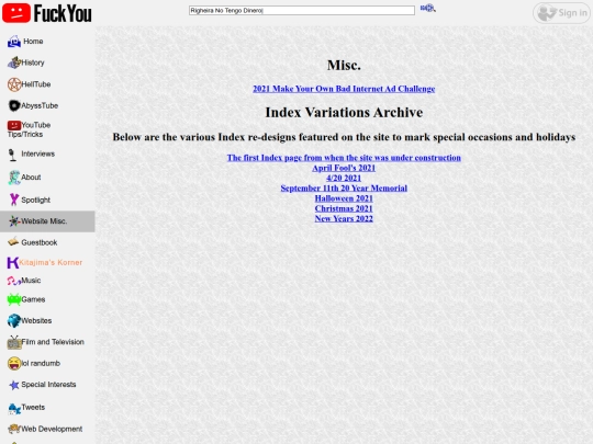 sitemisc screenshot