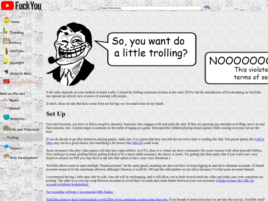 trolling screenshot