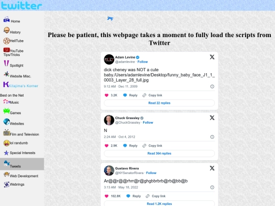 twitterpoliticians screenshot