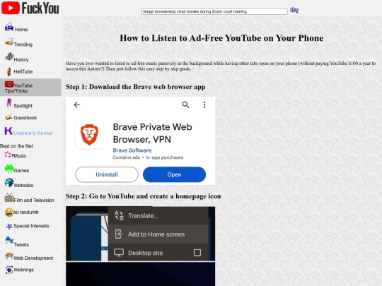 youtubemusic4free screenshot