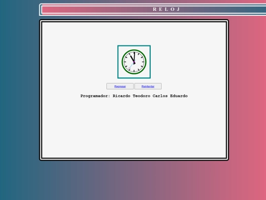 CANVAS/Reloj screenshot