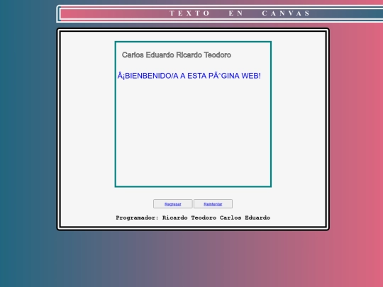 CANVAS/Texto screenshot
