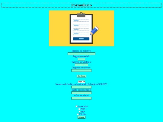 Formulario screenshot