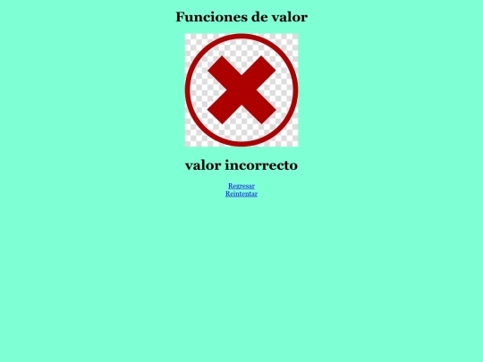 Funciondevalor screenshot