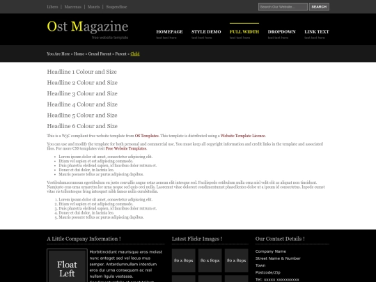 pages/full-width screenshot