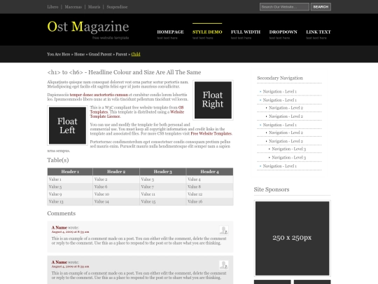pages/style-demo screenshot