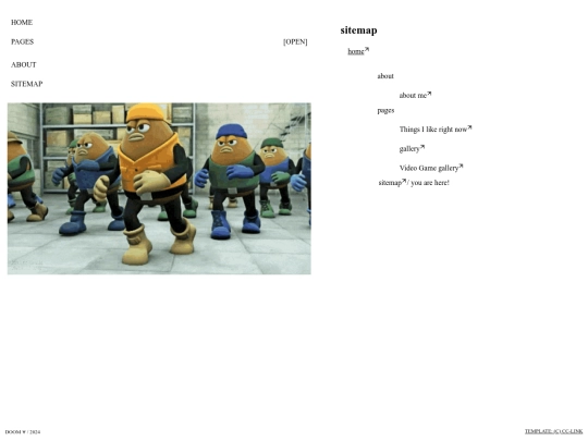 sitemap screenshot