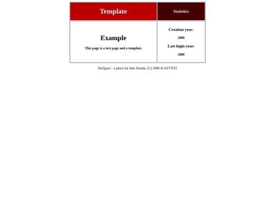 pages/template screenshot