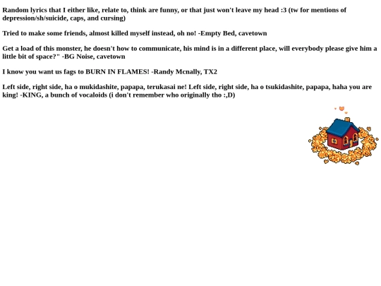 Lyrics screenshot