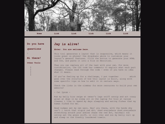 index screenshot