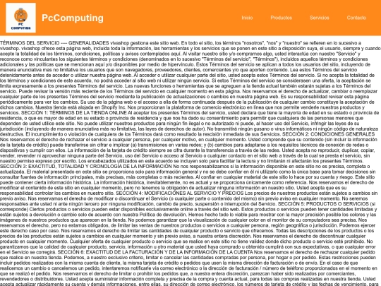 terminosservicio screenshot